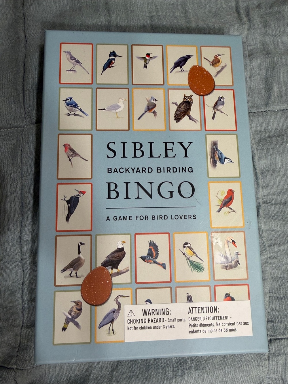 Sibley Backyard Birding Bingo Game
